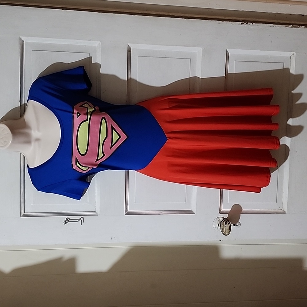 Fancyqube Superman Supergirl Dress Small Jrs